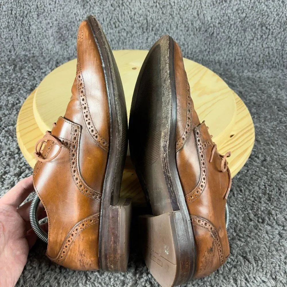 Cole Haan Grand OS Madison Wingtip Dress Shoe Men Size 10.5 Leather Derby Oxford